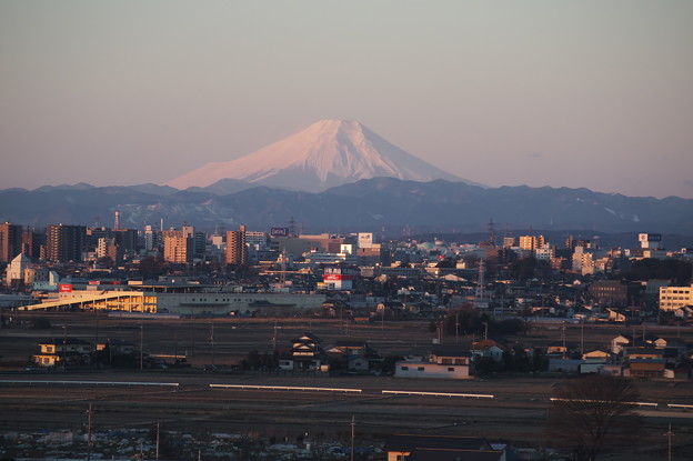 小江戸川越と富士山