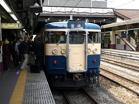 115系中央本線(甲府駅)