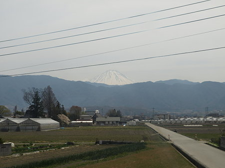 富士山2(身延線の車窓)