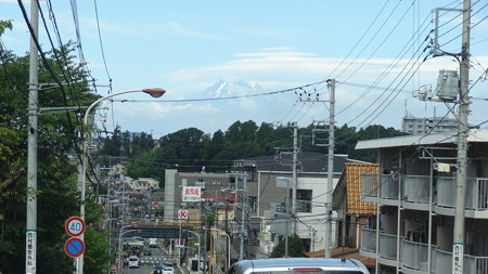 善行の坂の富士山(朝)