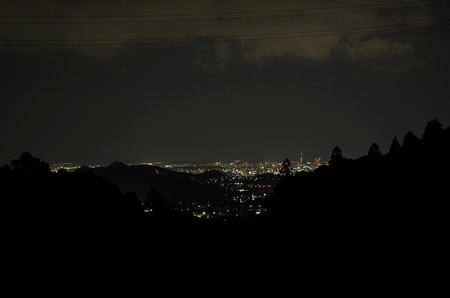 キャンプ場からの夜景1