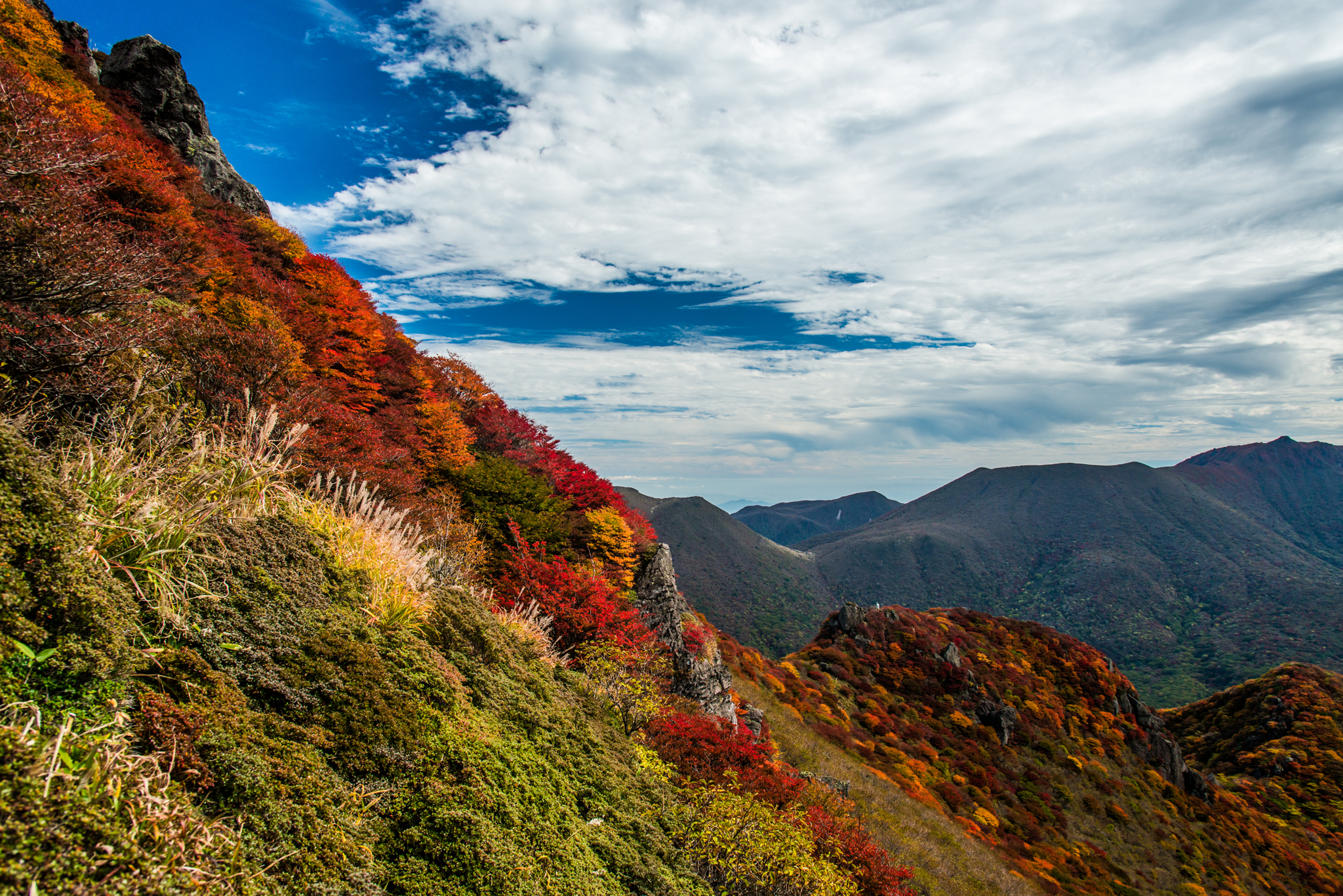北峰から大船山