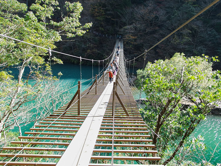 寸又峡 夢の吊橋