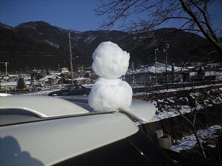 仕事中 加子母付近