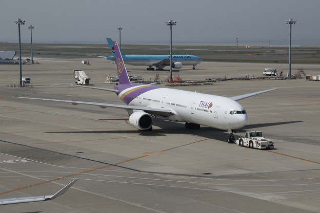 タイ国際航空 ボーイング777 300 機体番号hs Tko 16 05 02 中部国際空港 写真共有サイト フォト蔵