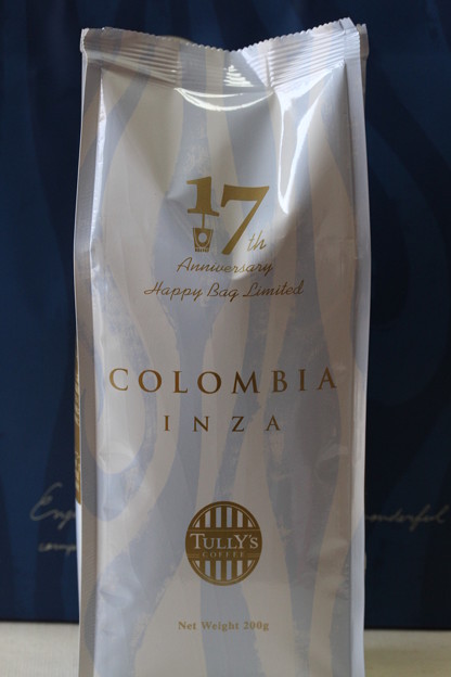 Tully&#039;s 17th Anniversary Happy Bag Limited COLOMBIA INZA 袋
