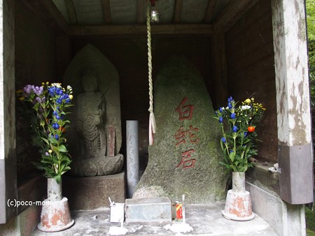 雷山雷神社 金白龍神と白蛇石 PA120401