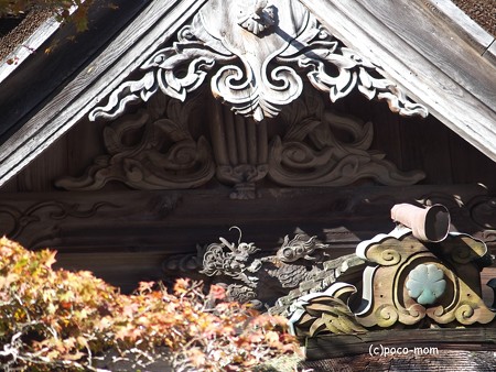 光台院 本堂破風飾りPB030560