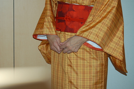黄八丈 の 着物