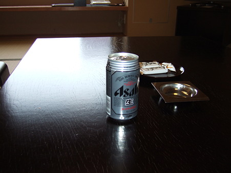 到着したらビール