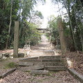 八幡神社への参道
