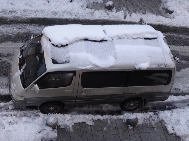 車の屋根の雪 写真共有サイト フォト蔵