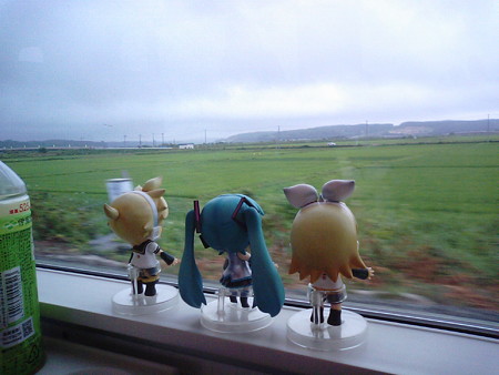 上北町→乙供間。どんどん雲が厚くなってきた。