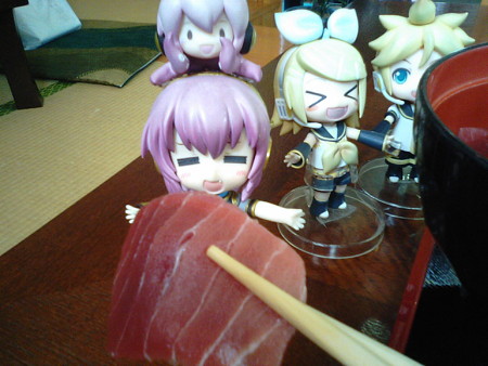 ほらルカさん、いくよ!! ルカ:「わ♪ くださいください!! あ...