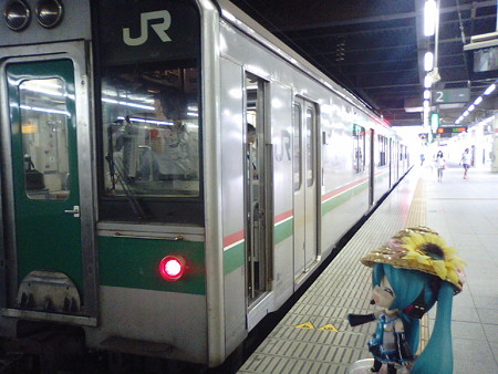 ミク:「それでは、東北線下り、後半戦のスタートです!」 ■仙台 1...