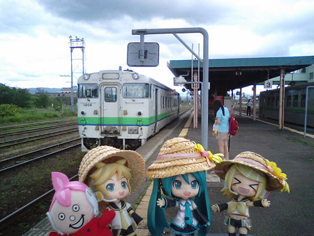それでは、函館本線上りの旅を再開します。 まんべ:「また来いよ、...