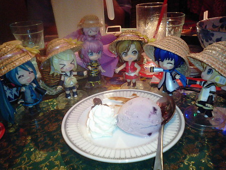 紫いもアイスきましたー(≧▽≦)ゞ