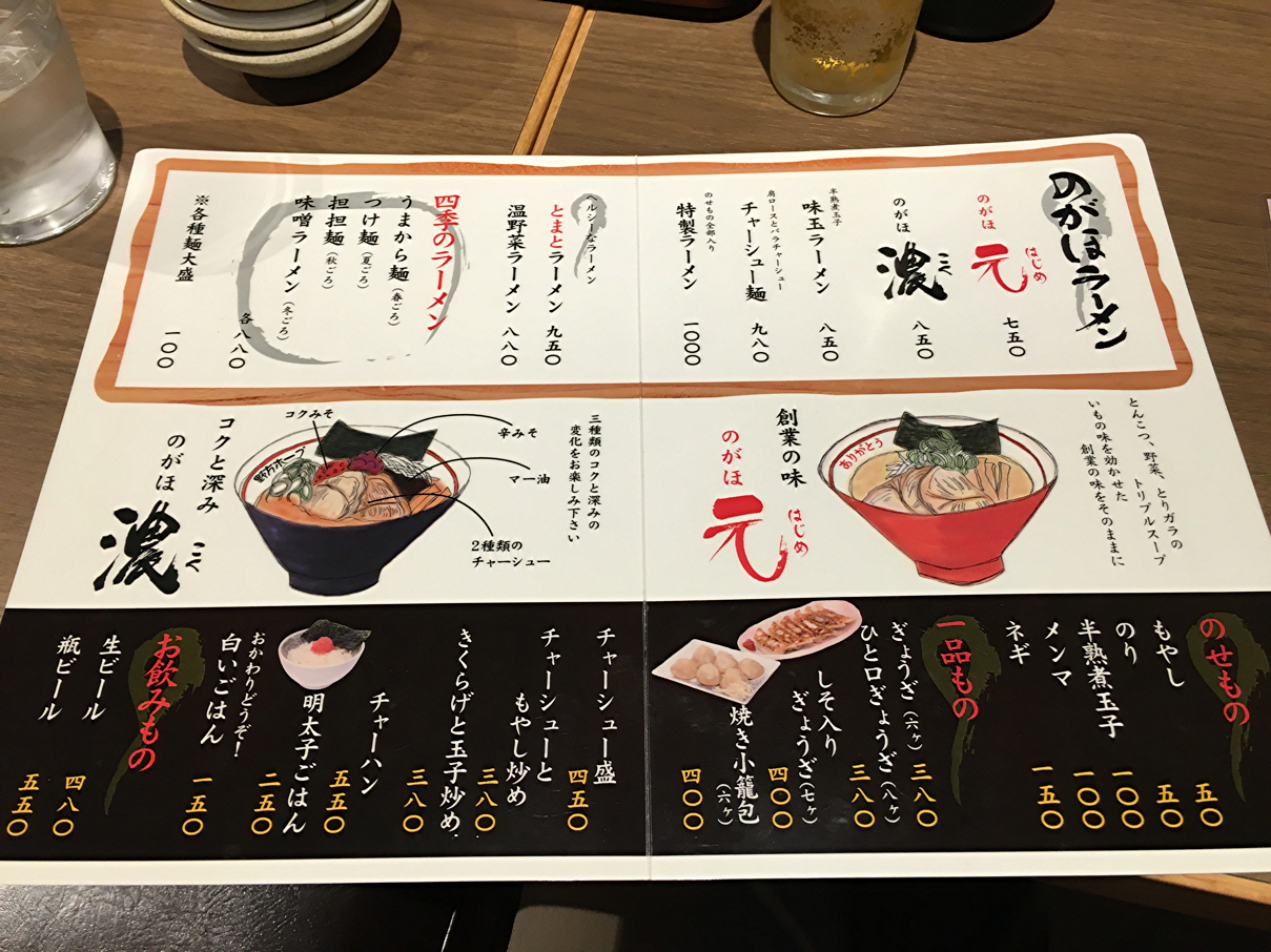 メニュー