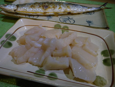 ホタテお刺身