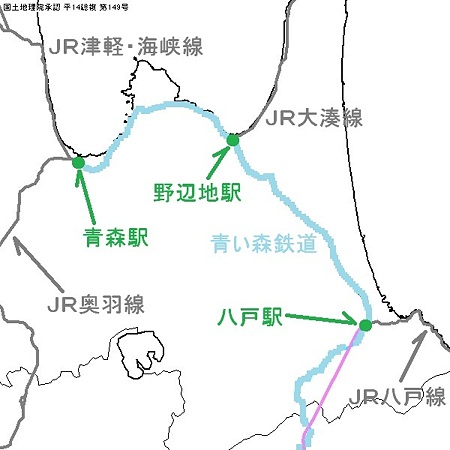 kenmap 八戸~青森