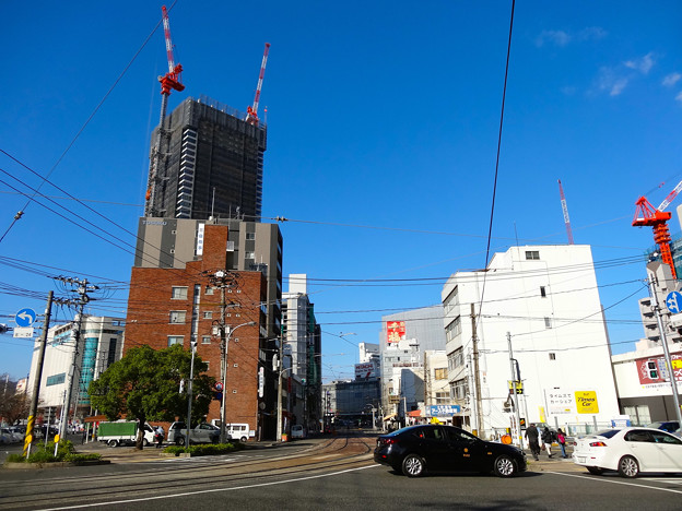 荒神三差路 広島市南区荒神町 2015年12月7日