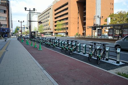 E-1 大手町平和ビル前(市役所前)サイクルポート