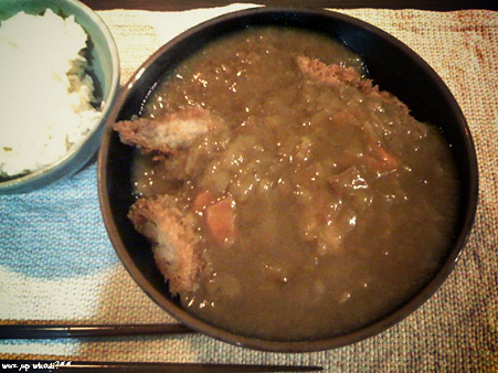 かつかれーうどん。