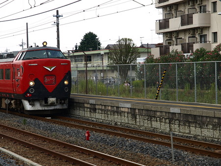 485系特急あいづ号(宝積寺駅)4
