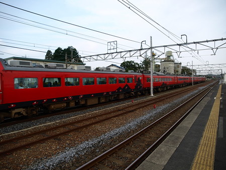 485系特急あいづ号(宝積寺駅)15