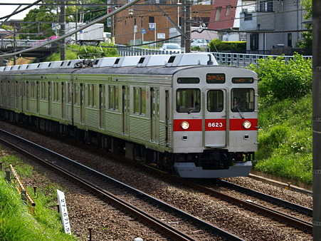 東急8500系(つくし野駅付近)