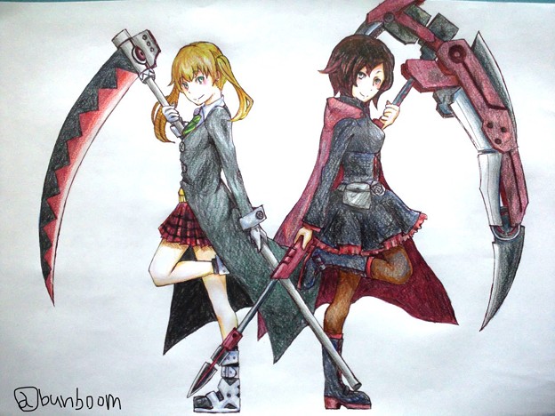 出来た!大鎌少女×2! (ソウルイーター (RWBY 出来た!大鎌少女×2! (ソウルイーター (RWBY