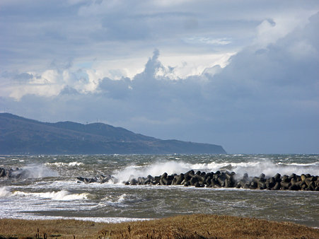 冬の日本海（直江津）