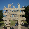第1塔北塔門～珠玉の仏教彫刻 Best preserved Northern tora-na,Sanchi