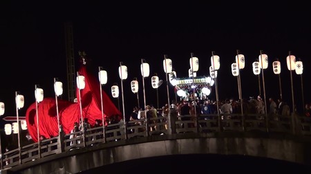 和霊大祭2015 走り込み12 太鼓橋の掛け合い3