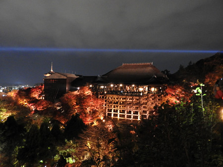 清水寺(夜)32「桧舞台」遠望