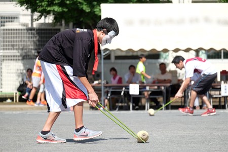 2015.10.03 小学校 町内対抗運動会 ボーリング転がし