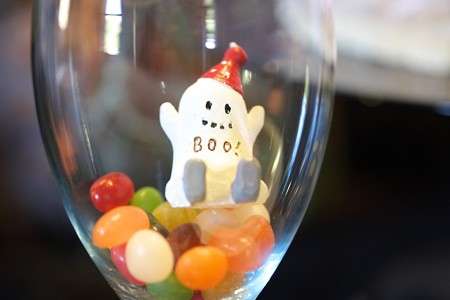 2015.10.25 外交官の家 グラスにお菓子