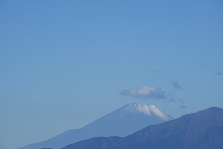 2015.11.04　駅前　富士山