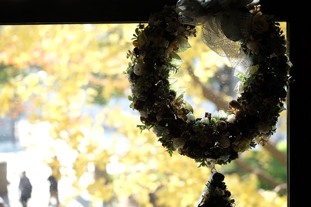 Photos: 2015.12.16　山手洋館　エリスマン邸　世界のクリスマス　窓辺にリース