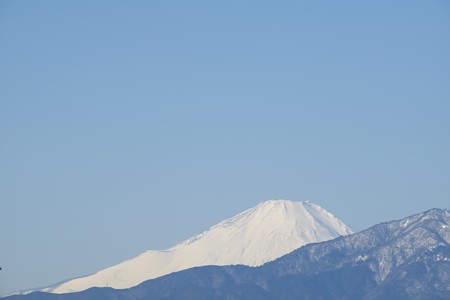 2016.01.25　駅前　富士山