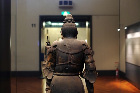 2016.02.17 東京国立博物館 木造毘沙門天立像 男の背中 平安時代 C-1869-1