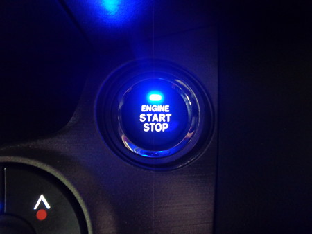 ヴァンガード　秋田県　ＬＥＤ打ち替え　プッシュスタートボタン青