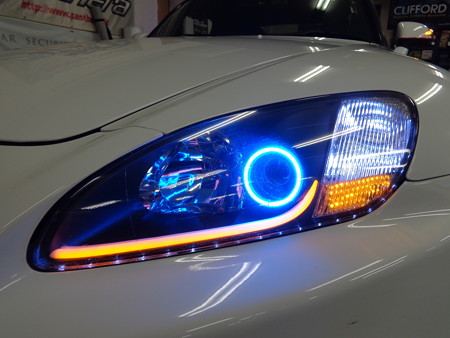 Ｓ２０００　群馬県　ＮＥＷアウディ風ＬＥＤ取付　オレンジ