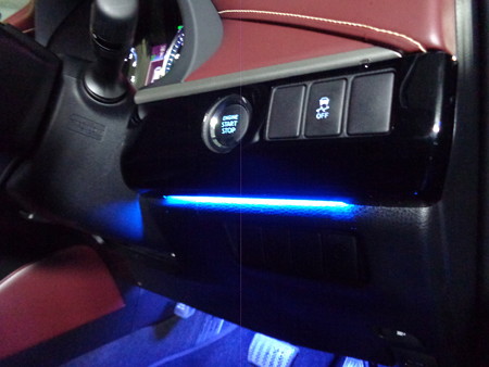 ハリアー６０系　間接照明ＬＥＤ　運転席側