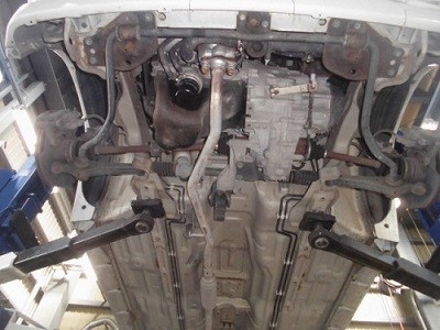 スズキＫｅｉワークス　下廻り塗装前400