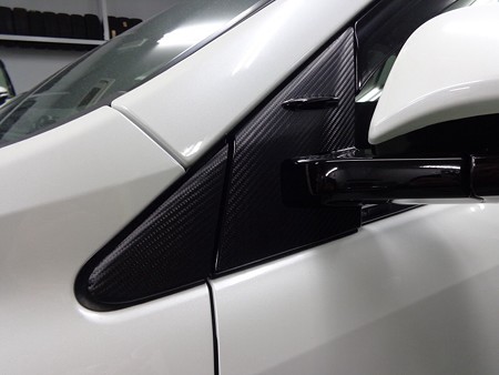 ハリアー６０系　ピラーカーボンシート施工１４点セット