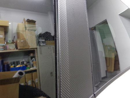 ヴォクシー８０系専用カーボンシート　ピラー片側４点両側８点　１