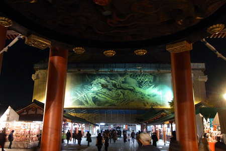 浅草寺の龍!(091217)