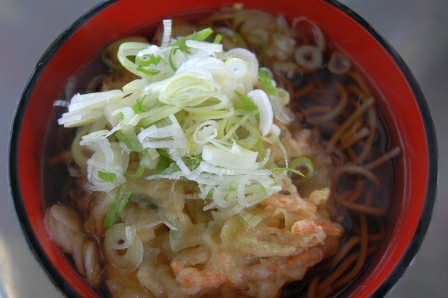 そば300円+てんぷら00円