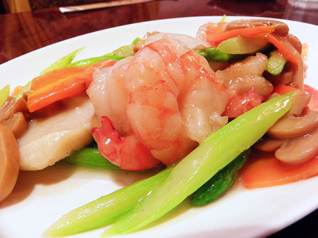 海老と帆立の炒め物 水晶楼 東武練馬・徳丸スクエア店